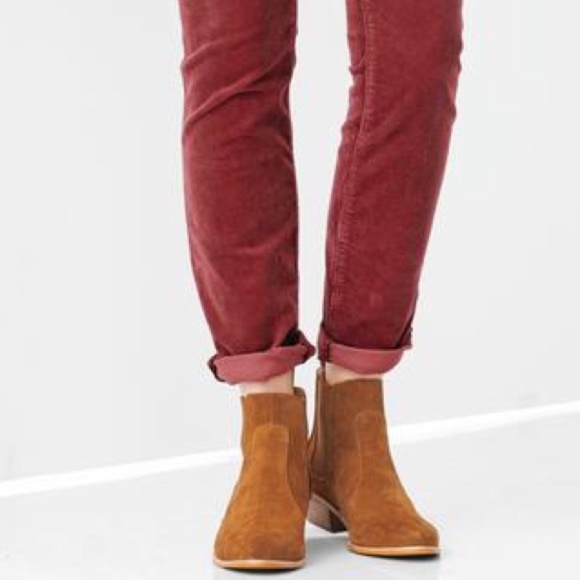 GAP 1969 Boot Cut Cords Corduroys Raisin Plum - Picture 3 of 6